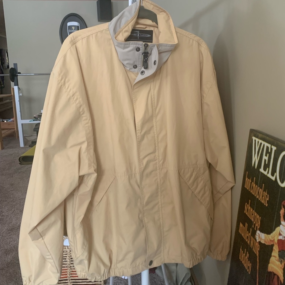 COPY - Yellow windbreaker/ rain jacket